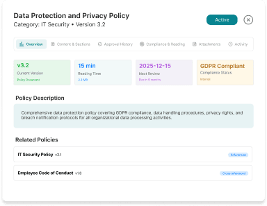 Policy Management Demo 2